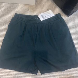 Brandy Melville dark green shorts